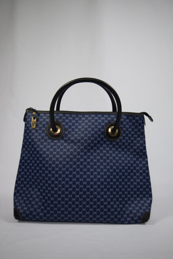 Gucci Monogram Zipped Tote - Cheeks Consignment - Second Hand Designer Bags