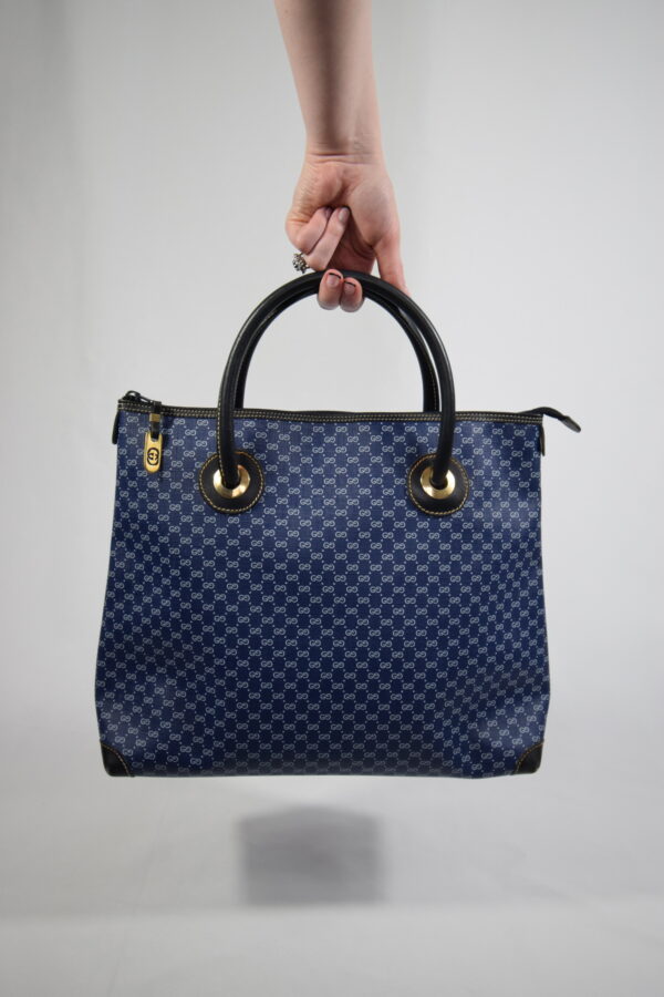 Gucci Monogram Zipped Tote - Cheeks Consignment - Second Hand Designer Bags