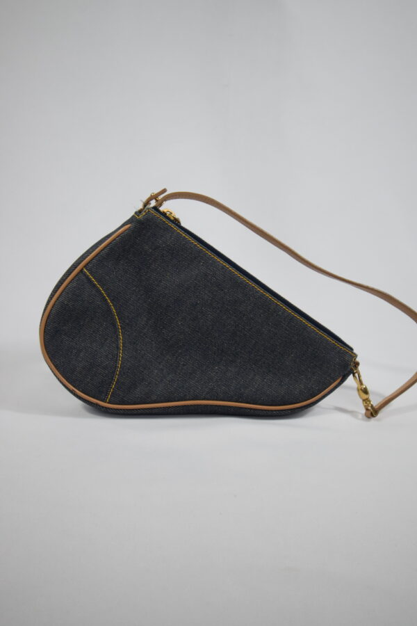 Christian Dior Saddle Bag Blue Denim - Cheeks Consignment - Second Hand Designer Bags