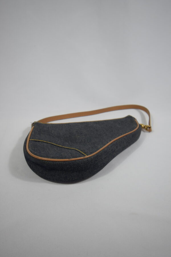 Christian Dior Saddle Bag Blue Denim - Cheeks Consignment - Second Hand Designer Bags
