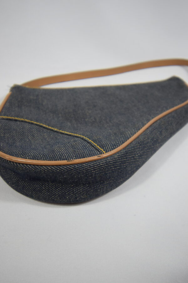 Christian Dior Saddle Bag Blue Denim - Cheeks Consignment - Second Hand Designer Bags