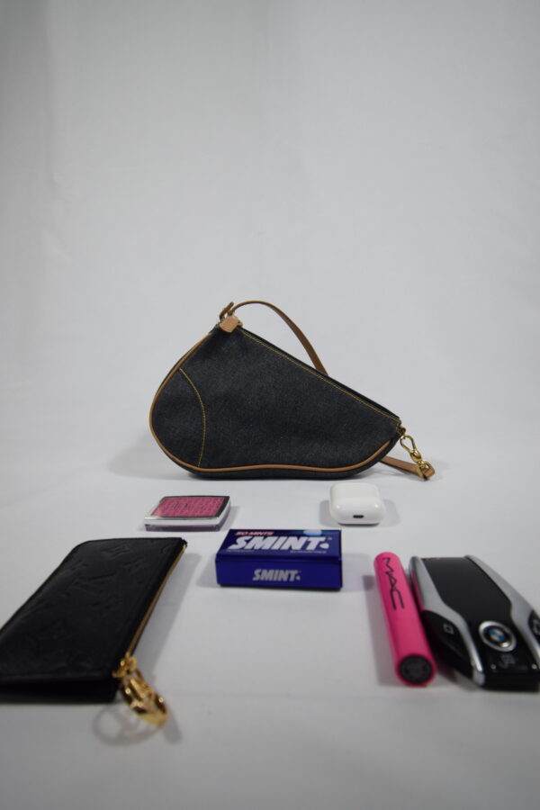 Christian Dior Saddle Bag Blue Denim - Cheeks Consignment - Second Hand Designer Bags