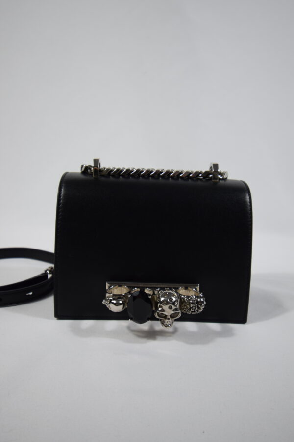 Alexander McQueen Small Jewelled Satchel - Pre loved luxury handbags - Cheeks Consignment - Second Hand Designer Bags