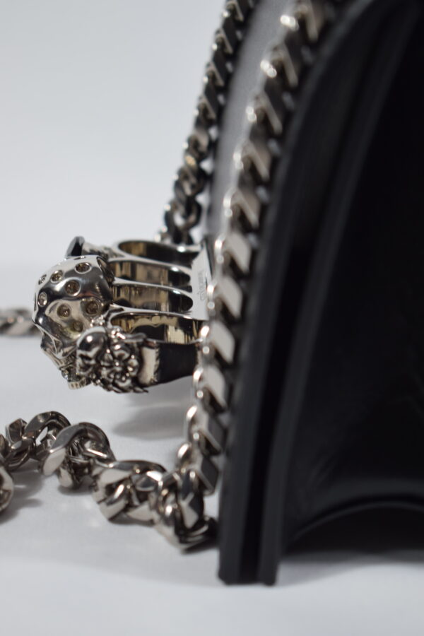 Alexander McQueen Small Jewelled Satchel - Pre loved luxury handbags - Cheeks Consignment - Second Hand Designer Bags