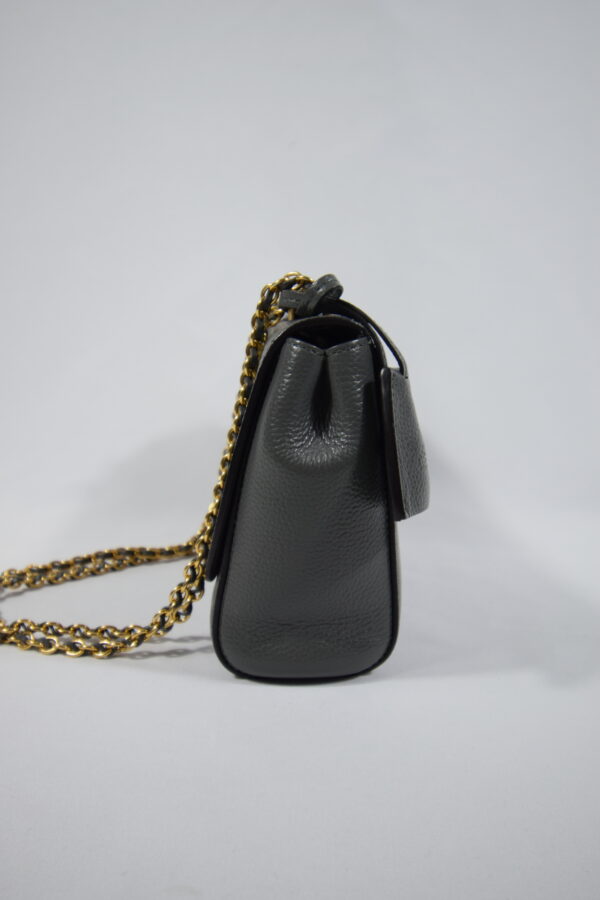 Mulberry Small Lily Charcoal - Pre loved luxury handbags - Cheeks Consignment