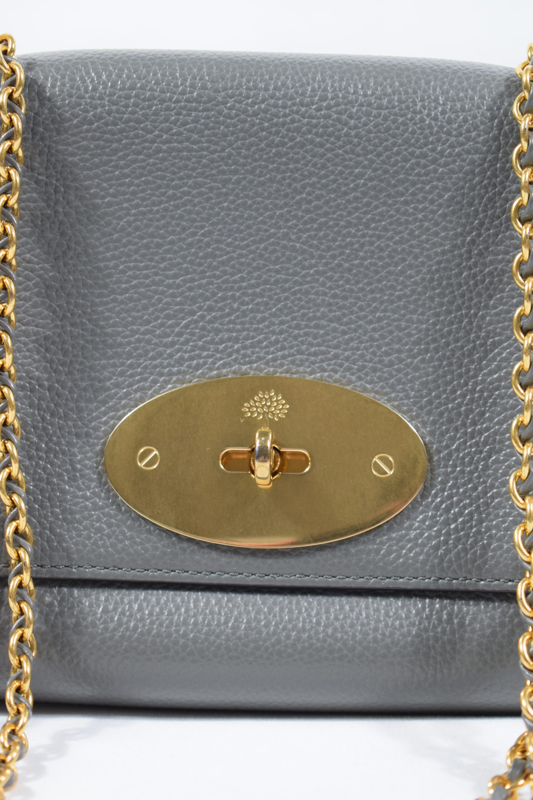 Mulberry Small Lily Charcoal Cheeks Consignment