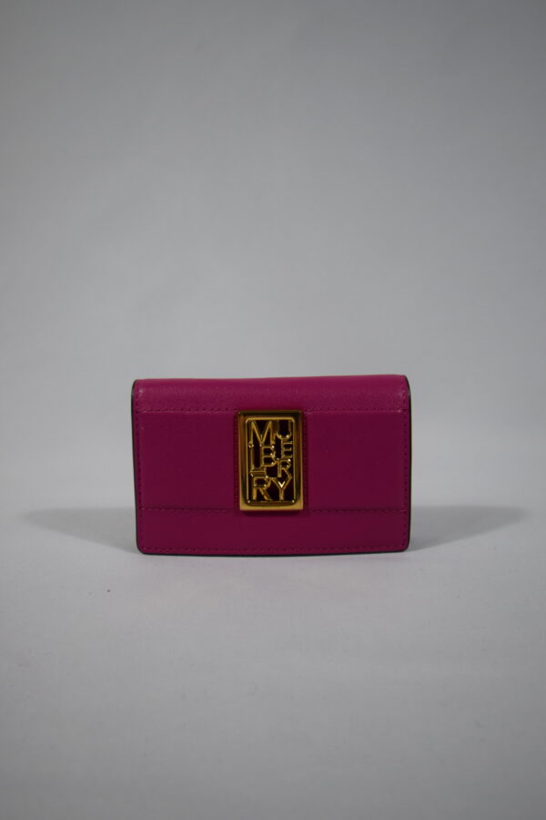 Second hand designer bags - Pink Mulberry Sadie Card holder - Cheeks Consignment